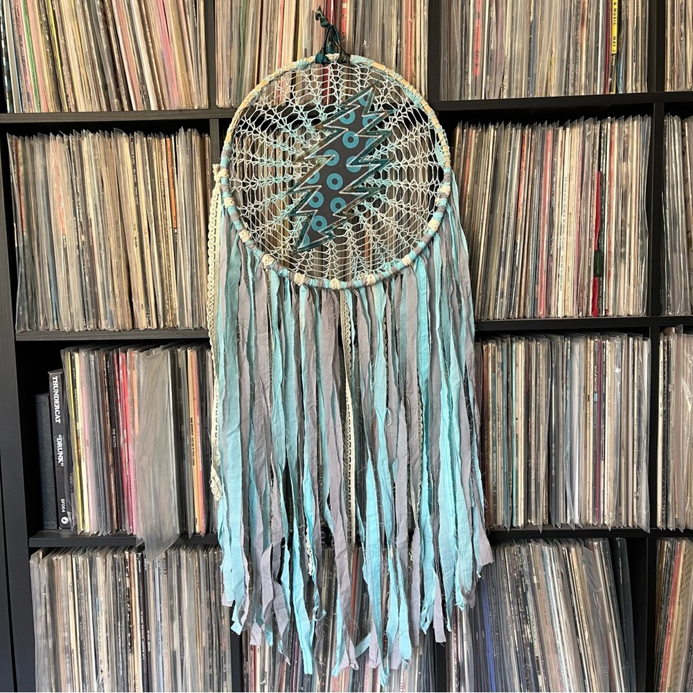 phish fishman donut stealie mandala grateful 🩵⚡️🩶bolt turquoise boho chic SYF
